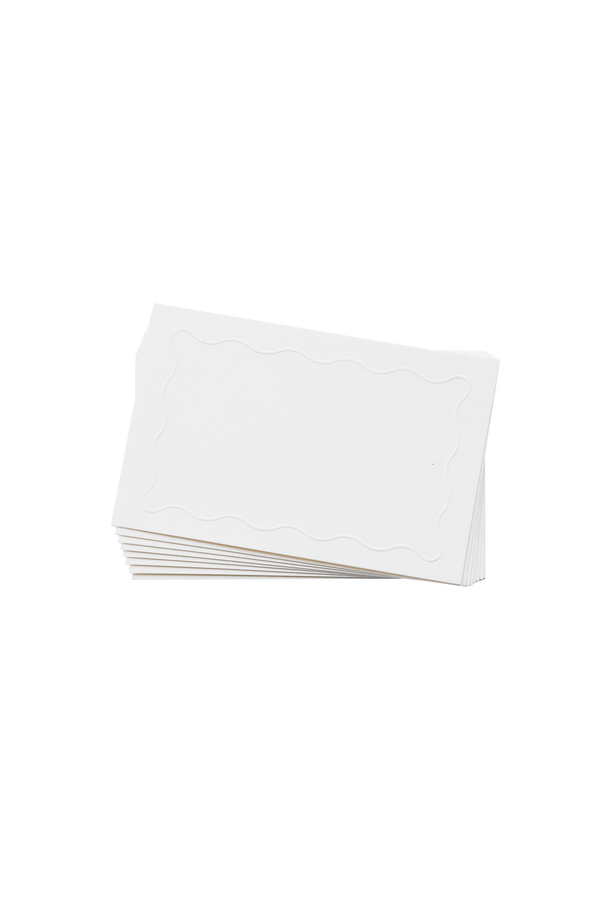 Squiggle Place Cards, Set of 12