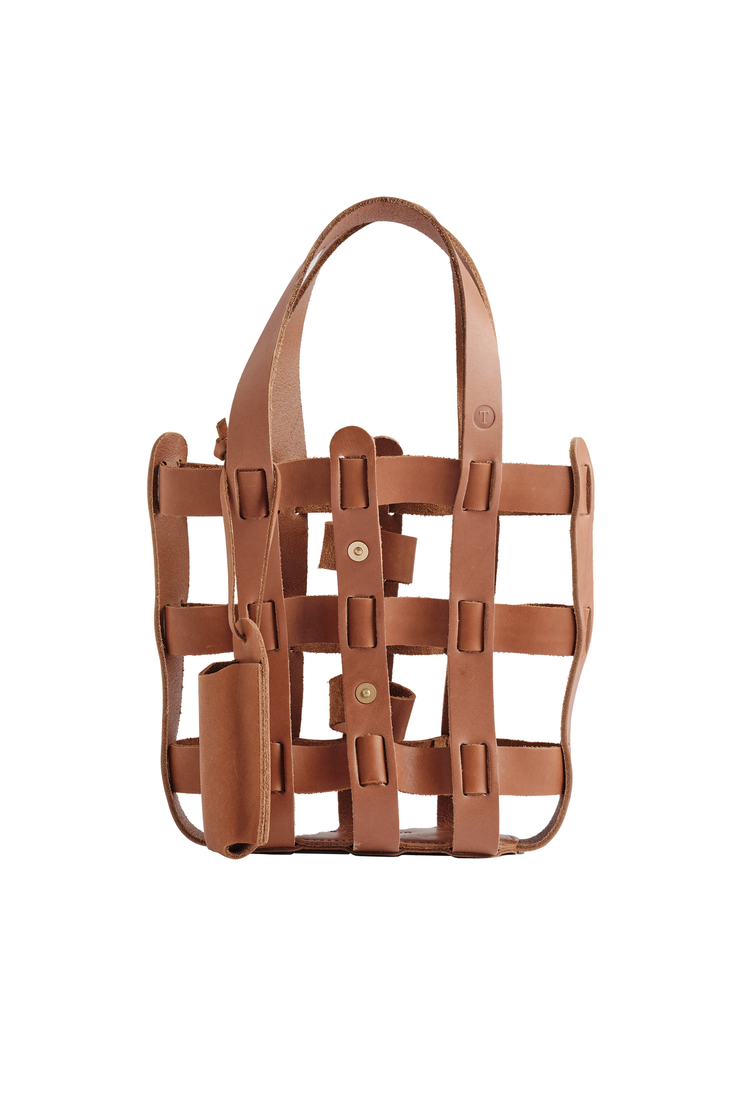 Leather Bottle Tote